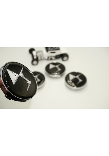 Citroen DS Logo Jant Göbeği Kapak Seti  60mm