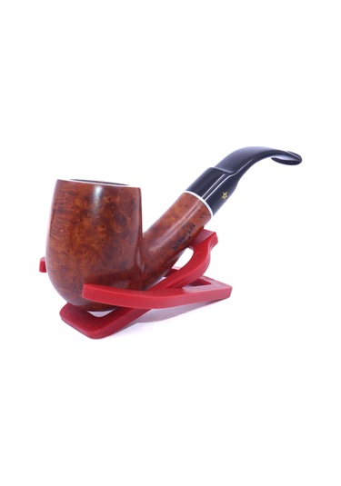 Şahin Sarı Yıldız Mod X160 Bent Billiard 9mm Filtreli Akrilik Saplı Pipo 237206