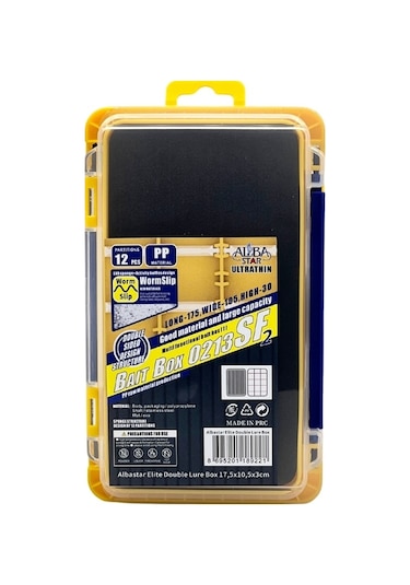Albastar Elite Çift Taraflı Ultra Thin Balıkçı Kutusu