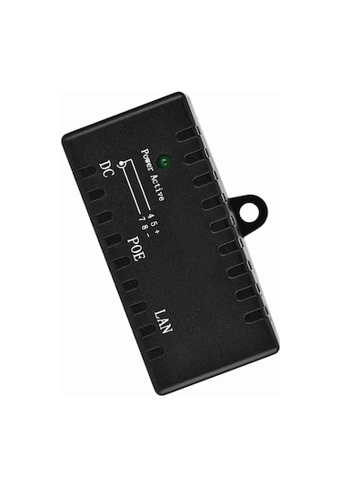 Lemestar Siyah Abs Poe Ayırıcı - 10/100 Mbps Hız, Ap İçin Güç Kaynağı Çözümü, Rj45 Arayüzlü, Dayanıklı Ve Kullanımı Kolay