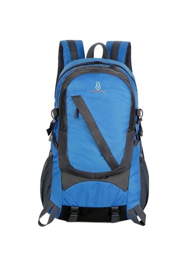 Novahub Çok Cepli Sıkıştırma Kayışlı Kamp, Yürüyüş Ve Seyahat Çantası Mavi Mavi