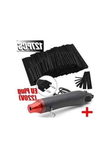 Createtech 300w Elektrikli Mini Isı Tabancası 127pcs 220v Ab Tak Isıyla El Sıcak Hava Tabancası