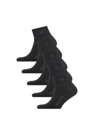 Unlimited Kısa Çoraplar 5 Çift 318090158 Siyah
