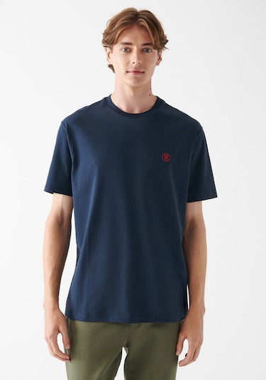 Mavi Mühür Logo Nakışlı Lacivert Tişört Loose Fit / Bol Rahat Kesim 067074-33207 Lacivert Mavi Mühür Logo Nakışlı Lacivert Tişört Loose Fit / Bol Rahat Kesim 067074-33207 Lacivert
