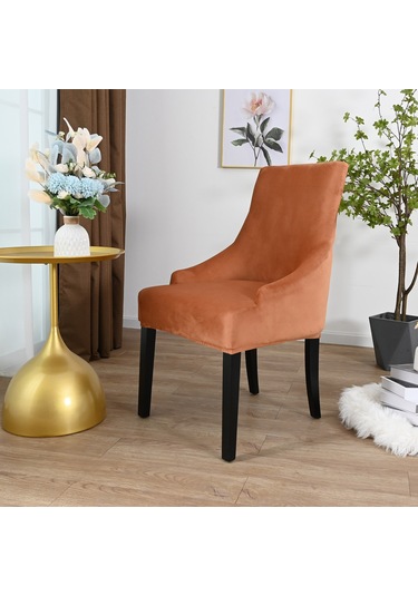 Xiyyadms Krem Renkli Kadife Sandalye Kılıfı - Yumuşak, Soluklanabilir, Genişleyici, Su Ve Lekeden Koruyucu, Tüm Mevsimlere Uygun, Kolay Yıkama DiğER