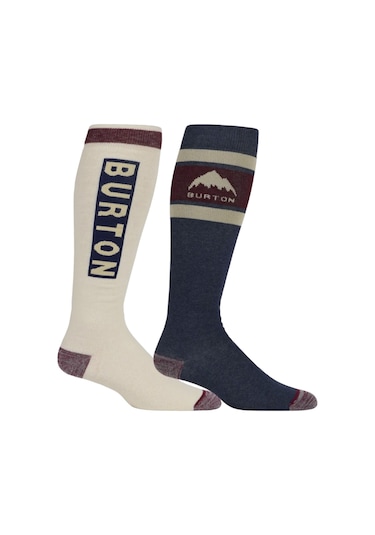 Burton Weekend Midweight Socks 2 Pack Erkek Mavi Kayak Çorabi Nff Lacivert