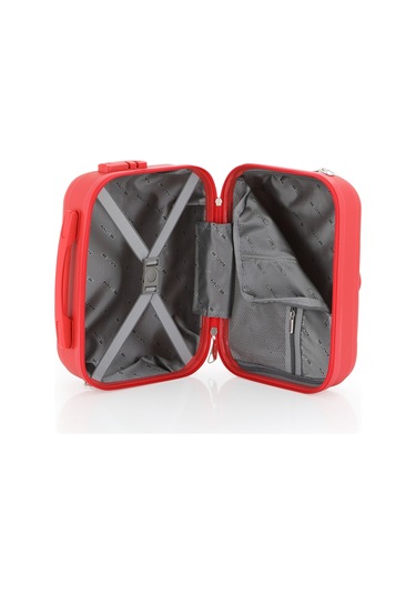 Mçs Polipropilen 2li Valiz Seti Büyük & Makyaj V376 S23sy1000047-set 00004 Kırmızı