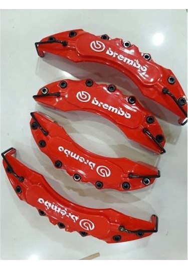 Honda Civic Uyumlu Brembo Kırmızı Renk Kaliper Kapağı 4lü Yağ Hortumlu