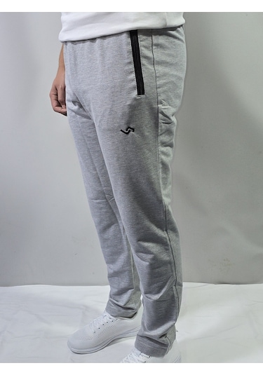 Jump Erkek Pamuklu Slim Fit Düz Paça Eşofman Altı Melanj Gri Jump Erkek Pamuklu Slim Fit Düz Paça Eşofman Altı Melanj Gri