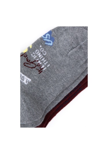 U.s. Polo Assn. Erkek Çocuk Gri Melanj Çorap Soket 50299294-vr086 Gri Melanj