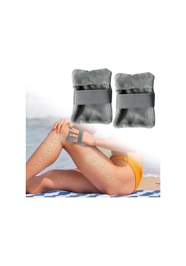 Dolıty 2x Kum Temizleme Çantası Açık Hava Su Küçük-gri Gri