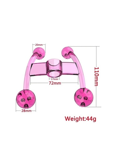 Bloomnest Mor 10 Frekans Akupresür Masaj Giyilebilir Yatıştırıcı Vücut Gevşetici Op3gzv, Çok Renkli Çok Renkli
