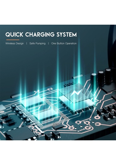 Yifomall Kablosuz Elektrikli Hava Pompa, 50w Güç, 3x3000mah Pil, Pvc Malzeme, Havuz İçin Uyumlu