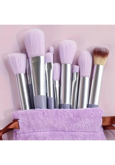 14 Pcs Makyaj Fırça Seti Göz Farı Vakfı Kadın Kozmetik Fırça Göz Farı Allık Gü Purple 13pc Dark Topaz
