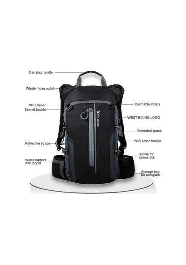 Su Geçirmez Bisiklet Çantası Sırt Çantası Nefes Alabilir 10l Ultra Hafif Bisiklet Su Çantası Tırmanma Bisikleti Hidrasyon Sırt Çantası Çok Renkli