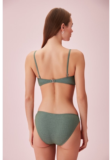 Suwen Yanı Detaylı Dokulu Bikini Alt Sb24475t1320