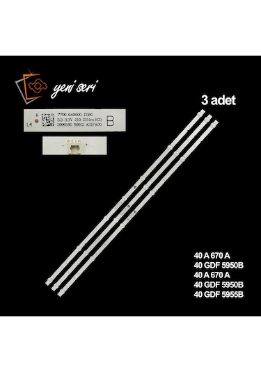 A40 A 670 A, 40 Gdf 5950b, A40 A 670 A Led Bar Takımı