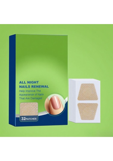 Aubyhe 32 Adet Tırnak Mantar İyileştirici Yama - 2.8x2.3cm, Glyserin & Çay Ağacı Yağı İçeren Tırnak Bakımı Ürünü