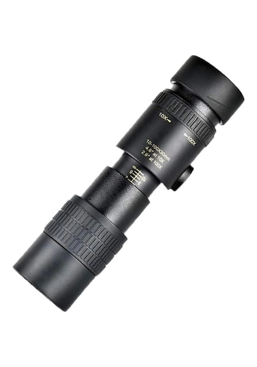 Yenilzd 10-300x40mm Monoküler Teleskop-evrensel Telefon Klipsi-tr Siyah