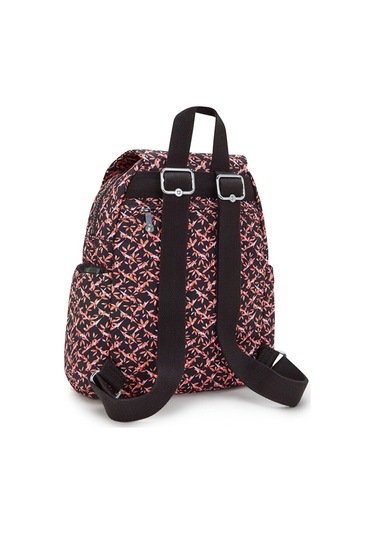 Kıplıng City Zip Mini Küçük Boy Sırt Çantası Desenli Dancıng Bouquet Desenli Çok Renkli