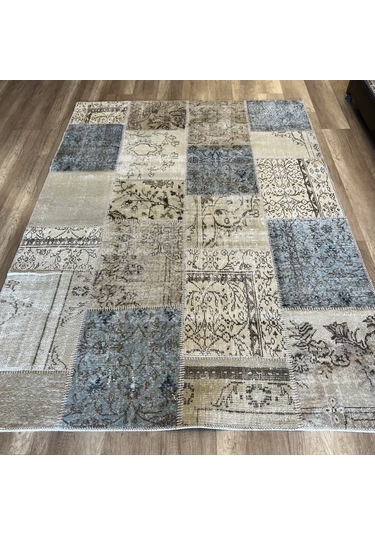 Hoom Rugs Kırkyama 101 Beige Mint El Dokuma Kilim