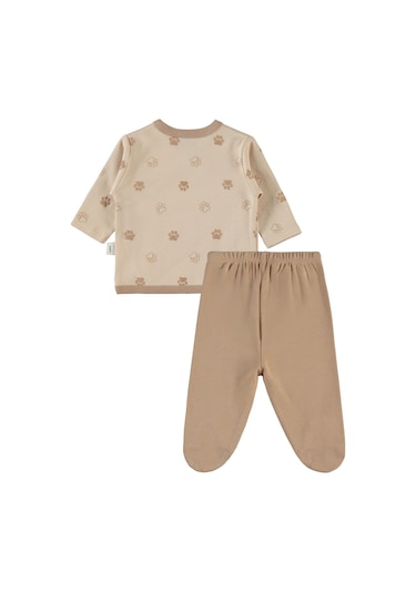 Civil Baby Erkek Bebek Zıbın Takımları Fildişi Fil Dişi