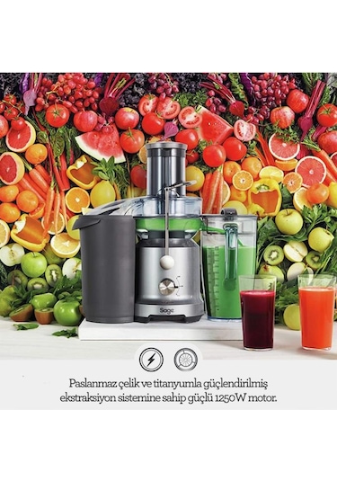 Sage Bje430 Sıl 1250 W Katı Meyve Sıkacağı Teşhir