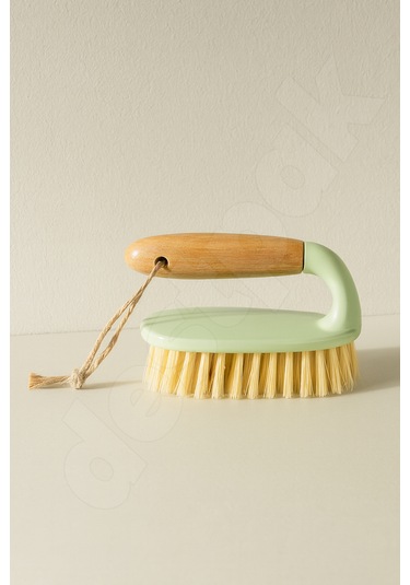 Bambu Yer Fırçası - Halı Yer Zemin Fayans Derz Fırçası Dekoratif