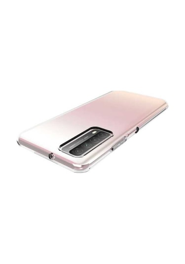 Huawei P Smart 2021 Kilif Seffaf Silikon Hibrit Case 423501990