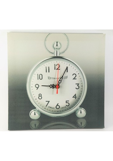 KANVAS RESİM SAAT MAVİ