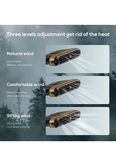 Xuweiwei Taşınabilir Araba Koltuğu Fanı Ahşap Tahıl Rengi Usb Gücüyle Çalışır 3 Hız Ayarlı Soğutma Başlık Ve Sırtlık İçin Araç Konforu