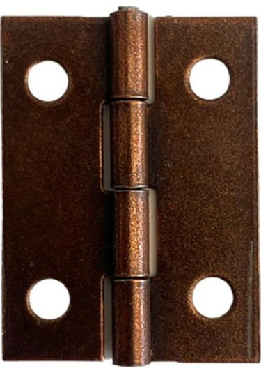 Bronz Tavla Menteşesi Mobilya Kutu Menteşesi 2 Adet Bronz En:3cm Boy:2cm