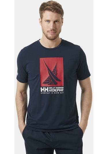 Helly Hansen Hp Race Graphic Erkek T-shirt-27976-lacivert Lacivert