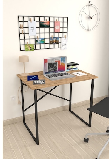 Bofigo 60x90 Cm Çalışma Masası Bilgisayar Masası Çam Açık Kahverengi