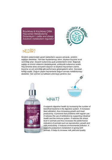 Vetorin Farm Pro Büyükbaş Ve Küçükbaş Çiftlik Hayvanları İçin Probiyotikli Metabolizma Düzenleyici