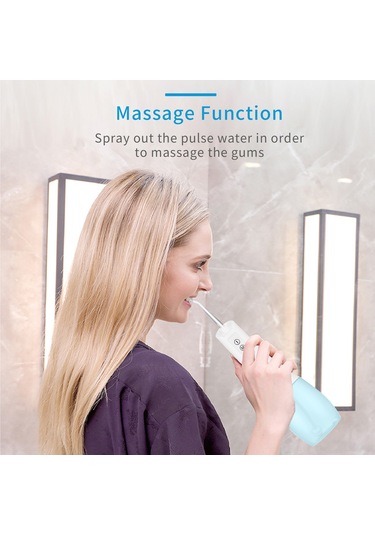 Suofeng Şarj Edilebilir Kablosuz Diş İrrigatörü - 5 Modlu, 400ml Su Tanklı, Ipx7 Su Geçirmez, Seyahat Dostu