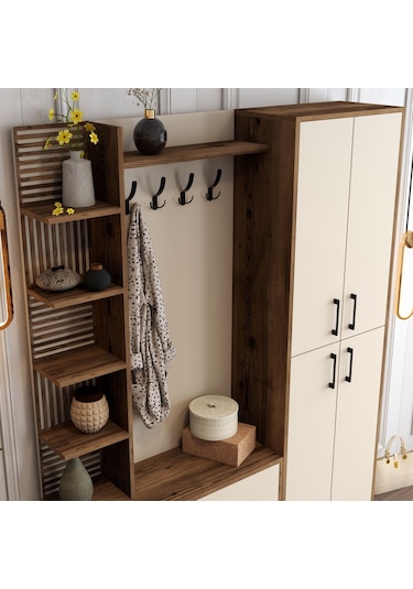 Variant Variant Viyana Da Portmanto Ceviz/Krem