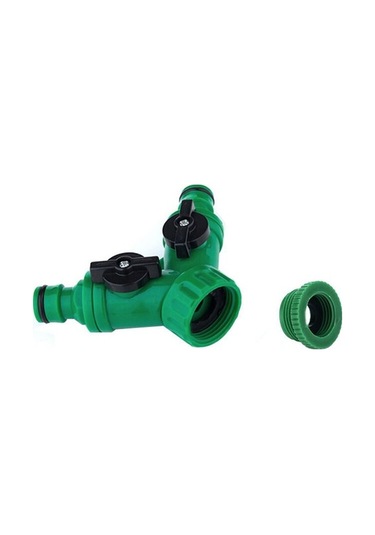 Besthome1 Plastik Bahçe Musluk Çevirici: 2 Çıkışlı Valfli, Ev/bahçe Bağlantısı, Don/kırılma Dayanıklı Abs Mavi Mavi