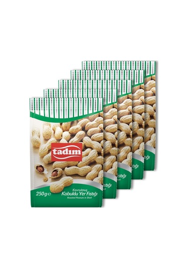 Tadım Kabuklu Yer Fıstığı 250 Gr X 5 Adet 250 G