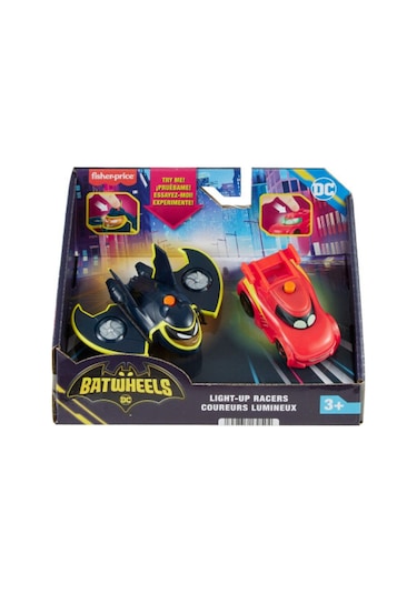 Fisher Price Batwheels Işıklı Yarışçılar Oyuncak Arabaları Hml26