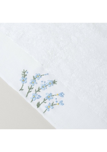 Linens Lunel Bambu 50x85 Cm Yüz Havlusu Beyaz Beyaz