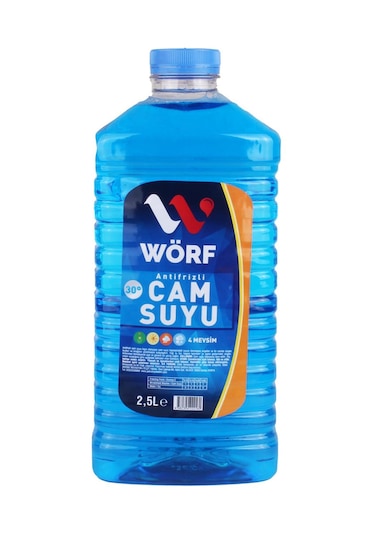 Wörf Antifirizli Kışlık Cam Suyu 2.5 Litre -30 Derecec