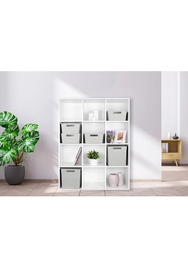 El Casa 2 Adet, 23 Litre Depolama Kutuları Depolama İçin 2 Adet, 23 Litrelik Kutular. 200723619 Açık Gri