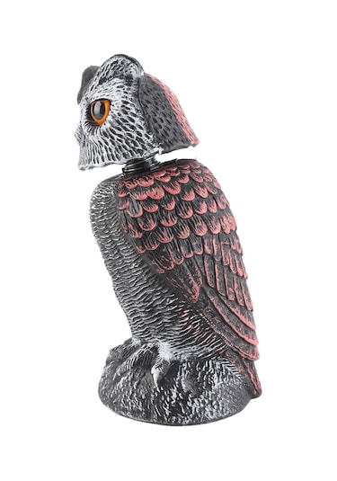 Tenfowee Bahçe Taşıtları: Plastik Sallanan Kafa Baykuşu - Kuş Ve Haşere Kovucu, Bahçe Dekorasyonu, Dış Mekan Koruması