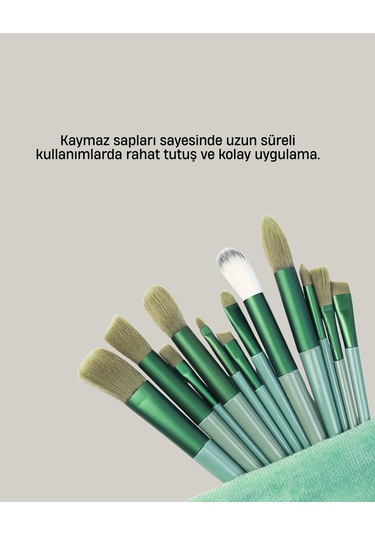 Kusursuz Makyaj İçin Yumuşak Ve Dayanıklı Makyaj Fırça Seti