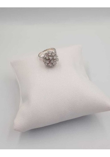 Vog İtaly Tasarım Karahindiba Çiçeği Model 925 Ayar Gümüş Sevgiliye,anneye,eşe,arkadaşa Yüzük