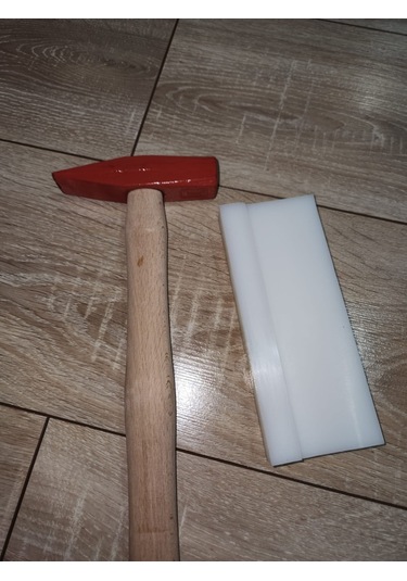 Laminant Parke Polyamid Döşeme Çakma Takozu 2cm 17cm Ve 500gr Çekiç