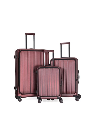 Verage Gm22001w 3 Lü Valiz Seti-bordo Bordo