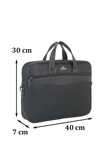 Case Club Omuz El Notebook Evrak Çanta Omuz Askılı 15,6 İnç Siyah