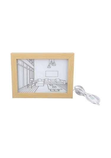 Led Dekoratif Işık Boyama 3 Aydınlatma Modu Japon Anime Tarzı Modern Simüle Güneş Işığı Çizim Gece Lambası S Çok Renkli